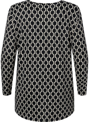 Floral Blouse with long sleeves, Birch W. Graphic, Packshot image number 1