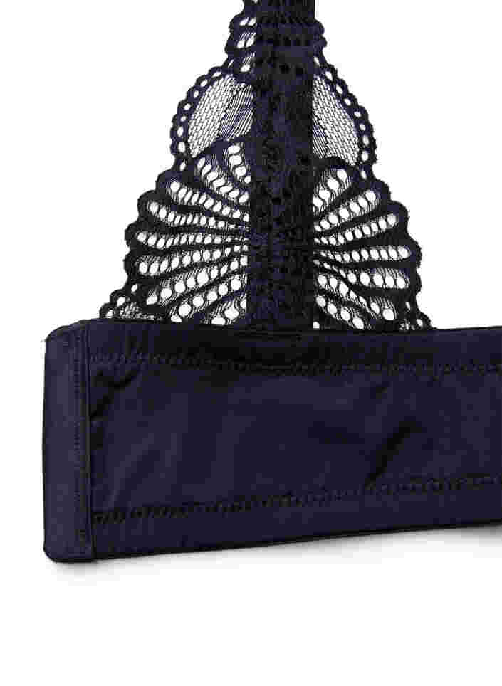 Bra back with lace, Black Lace 2, Packshot image number 1