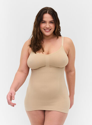 Shapewear strappy top, Nude, Model image number 0