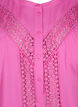 Viscose blouse with lace trim, Raspberry Rose, Packshot image number 2