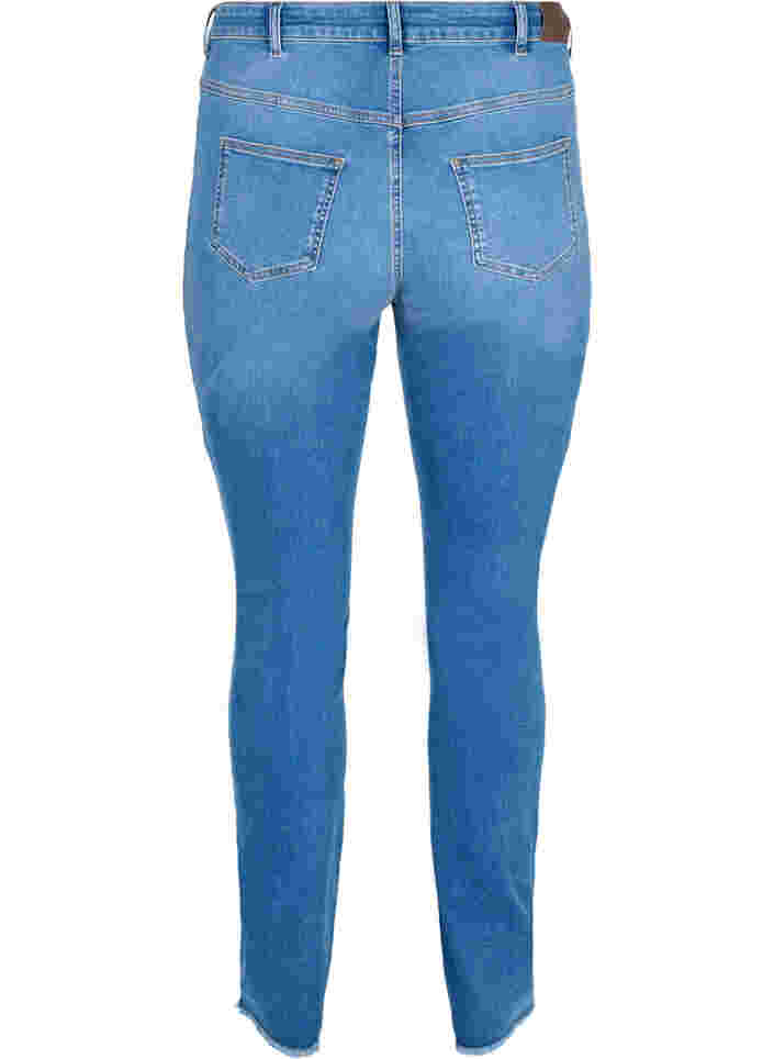 Extra high-waisted Bea jeans, Blue denim, Packshot image number 1