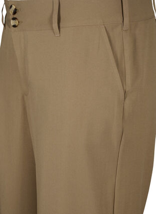 High-waisted pants with fold-up, Petrified Oak, Packshot image number 2