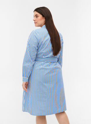 Striped shirt dress in cotton, Regatta, Model image number 1