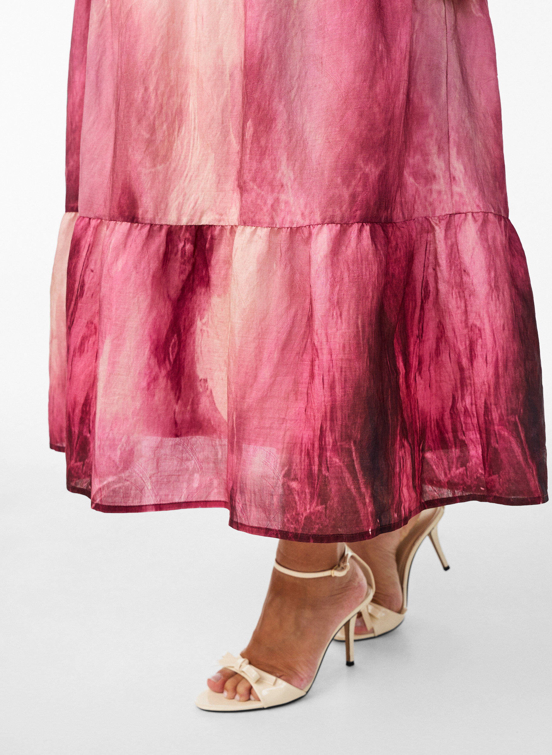 ZizzifashionMidi halterneck dress, Rose, Model image number 3