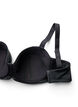 Padded strapless bra with detachable straps, Black, Packshot image number 3