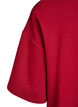 Short loose-fit t-shirt in a modal blend, Red, Packshot image number 3