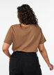 T-shirt with motif, Brown, Model image number 2