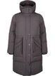 Puffer coat with adjustable waist, Grey, Packshot image number 0