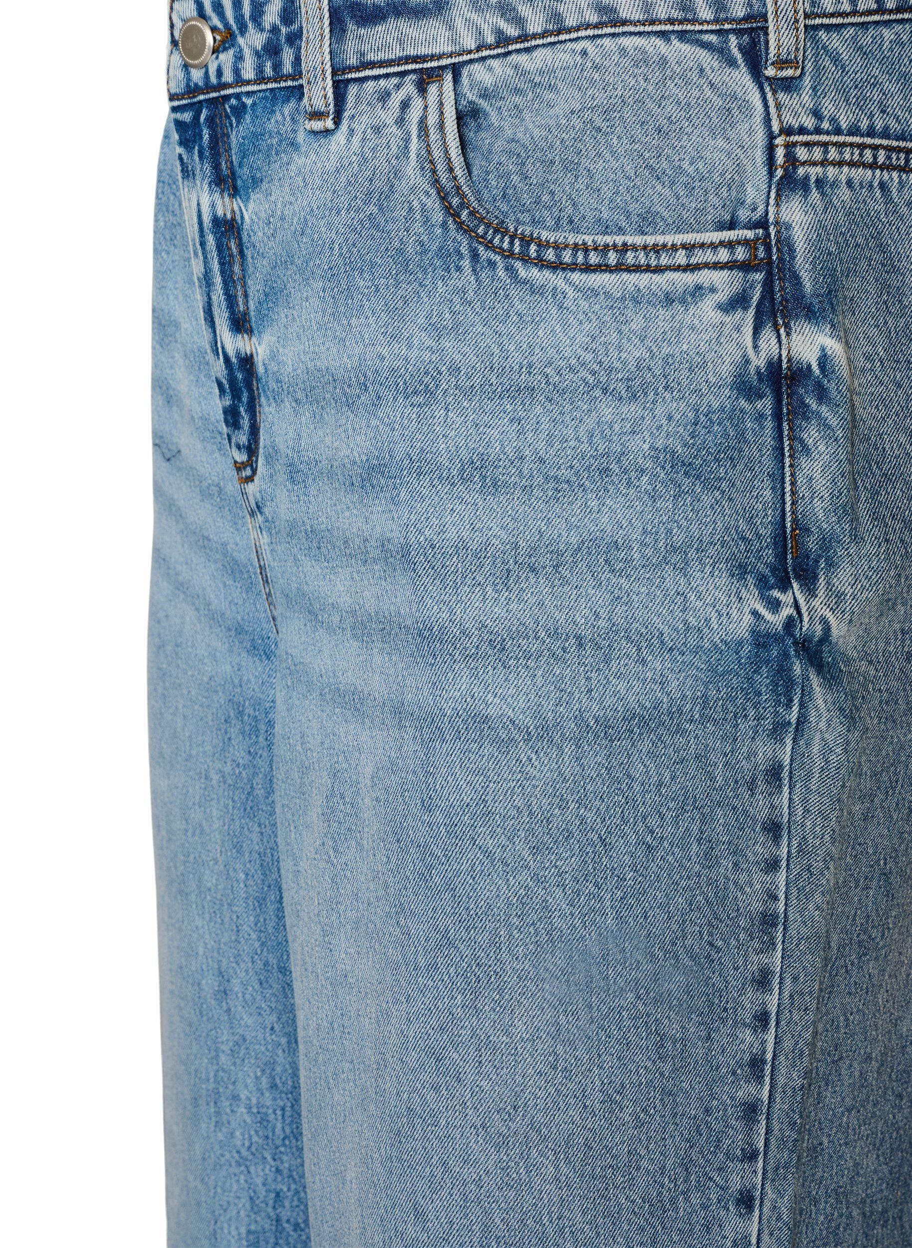 ZizzifashionKiana straight fit jeans with a high waist, Blue, Packshot image number 2