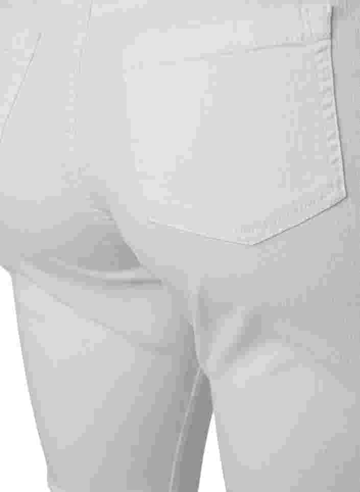 High-waisted Ellen bootcut jeans, White, Packshot image number 3
