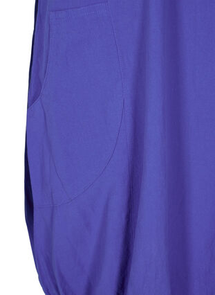 Short sleeve cotton dress, Dazzling Blue, Packshot image number 3