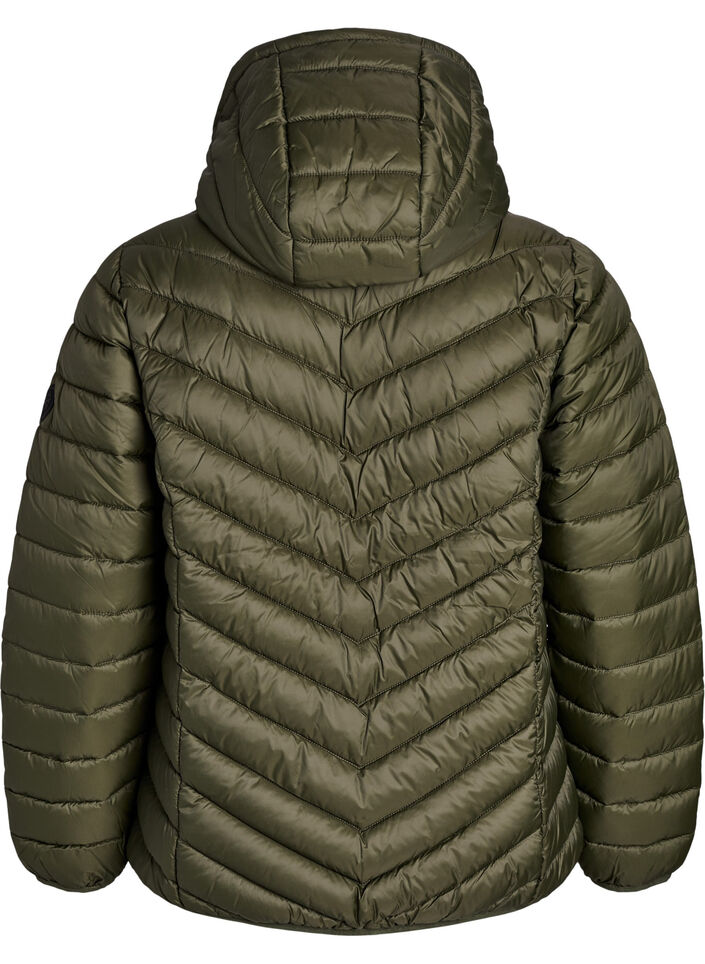 Lightweight jacket with hood, Green, Packshot image number 1