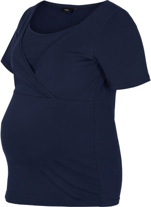 Maternity T-shirt in cotton, Night Sky, Packshot image number 0