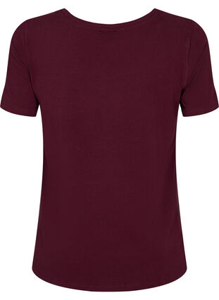 Basic plain cotton t-shirt, Winetasting, Packshot image number 1