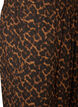 Balloon trousers with a high waist and all-over pattern, Brown, Packshot image number 2