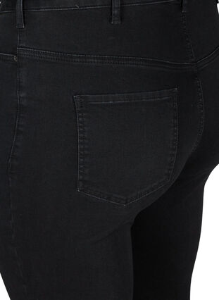 Super slim Amy jeans with piping, Black, Packshot image number 3