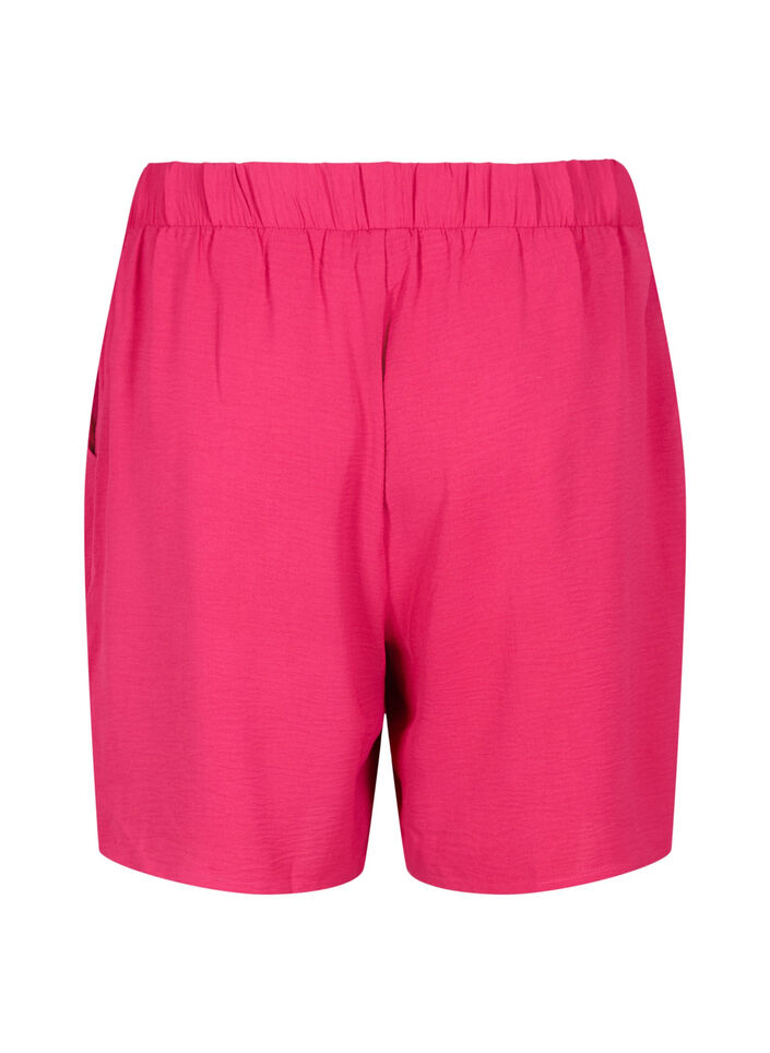 Shorts with pockets and elastic waistband, Pink, Packshot image number 1