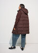 Long vest with hood and pockets, Brown, Model image number 1