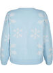Christmas knitted cardigan, Cerulean Comb, Packshot image number 1