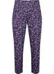 Cotton pajama pants with print, Blue, Packshot image number 0
