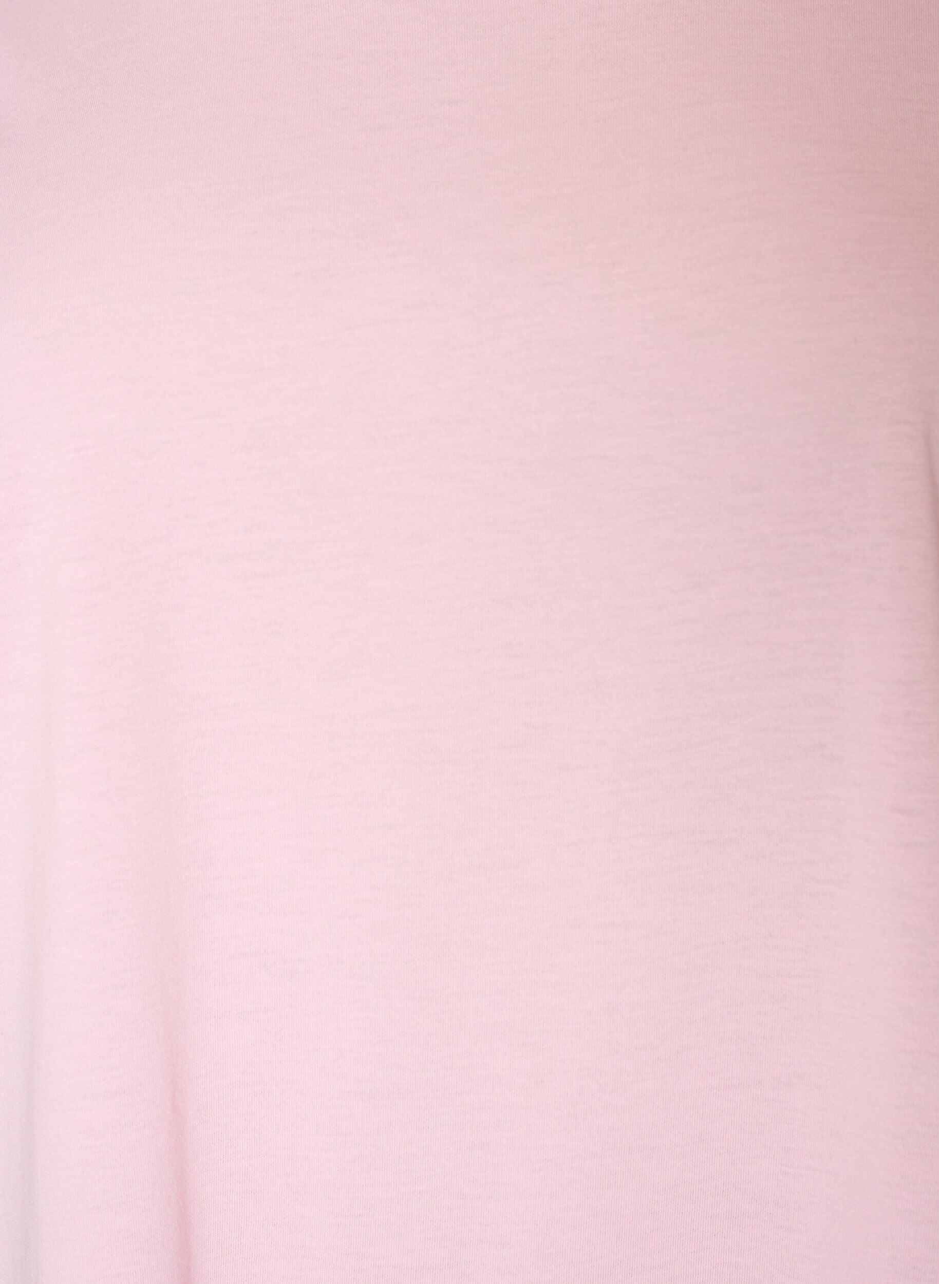 ZizzifashionShort-sleeved cotton blend T-shirt, Rose, Packshot image number 2