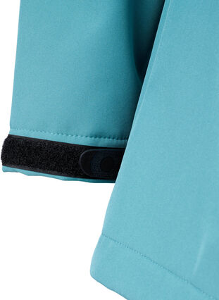 	 Softshell jacket with detachable hood, Brittany Blue, Packshot image number 3