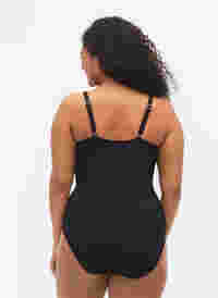 Swimsuit with removable inserts, Black, Model