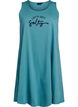 Sleeveless A-line dress, Blue, Packshot image number 0