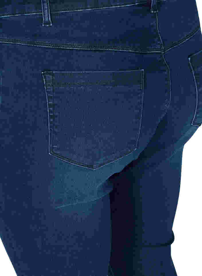 Jeggings in cotton blend, Dark blue denim, Packshot image number 3