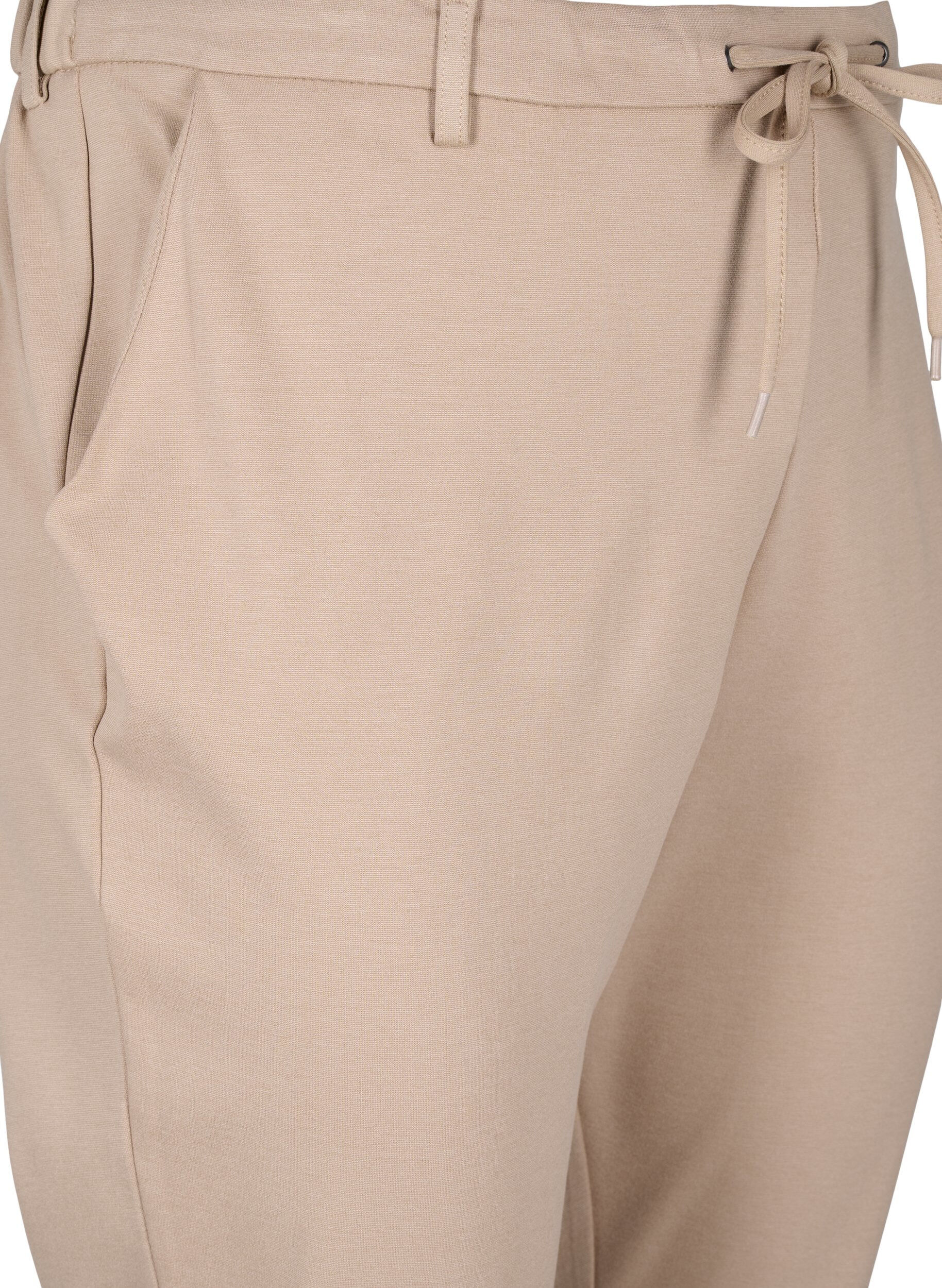 ZizzifashionCropped Maddison trousers, Beige, Packshot image number 2