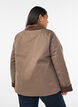 Lightly padded jacket with a corduroy collar, Brown, Model image number 2