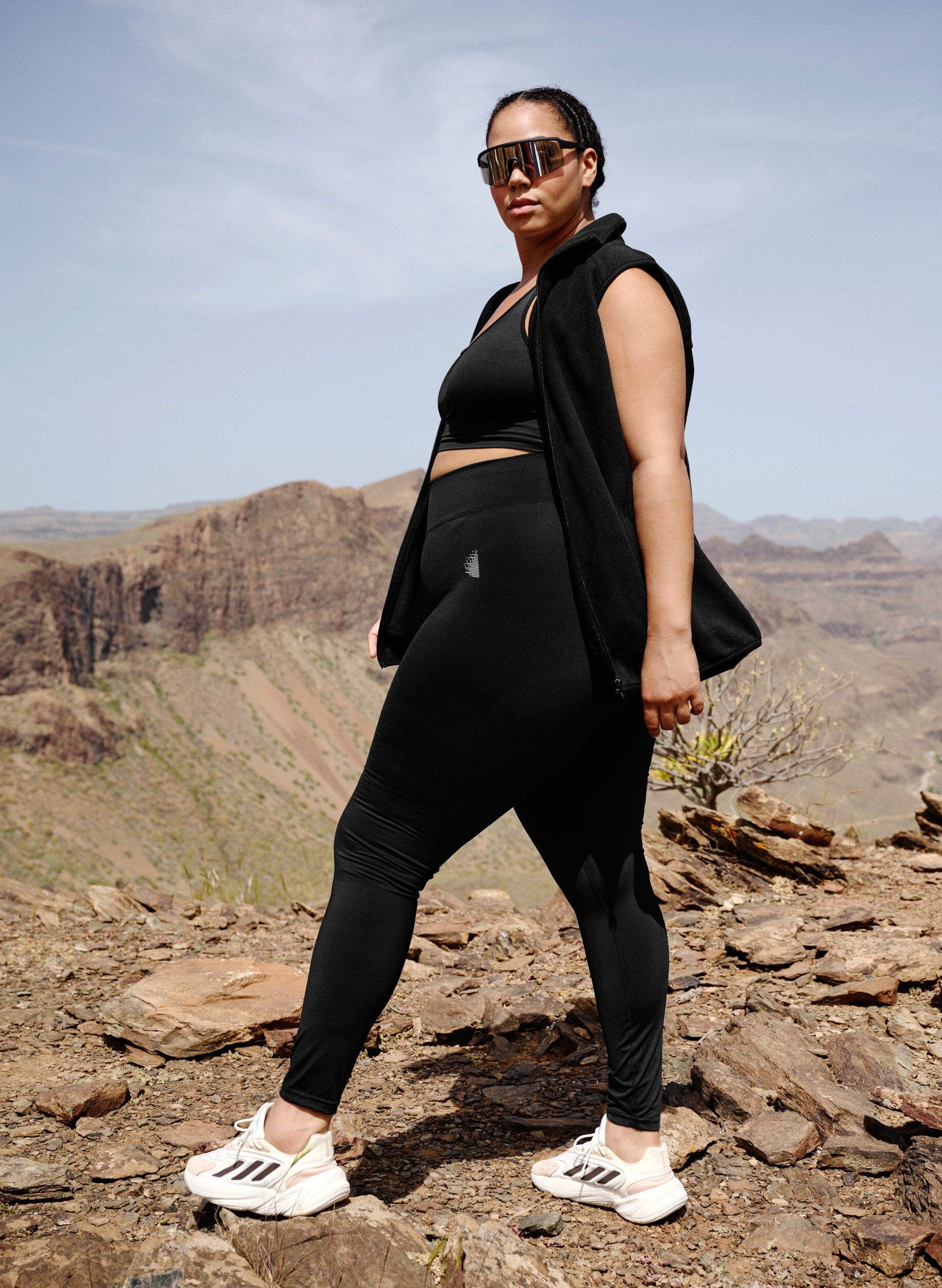 Cropped basic workout leggings