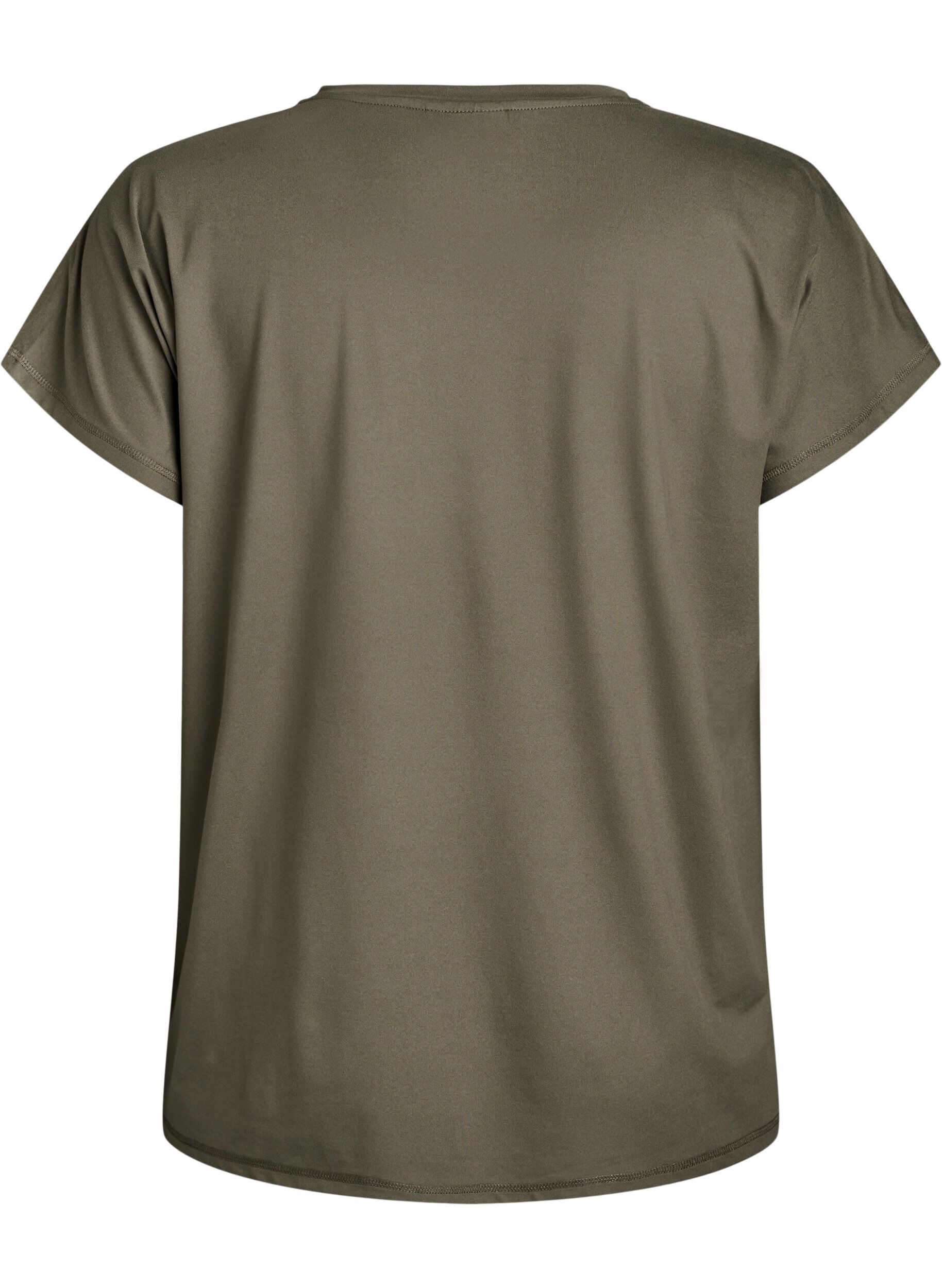ZizzifashionSolid-coloured training T-shirt, Green, Packshot image number 1