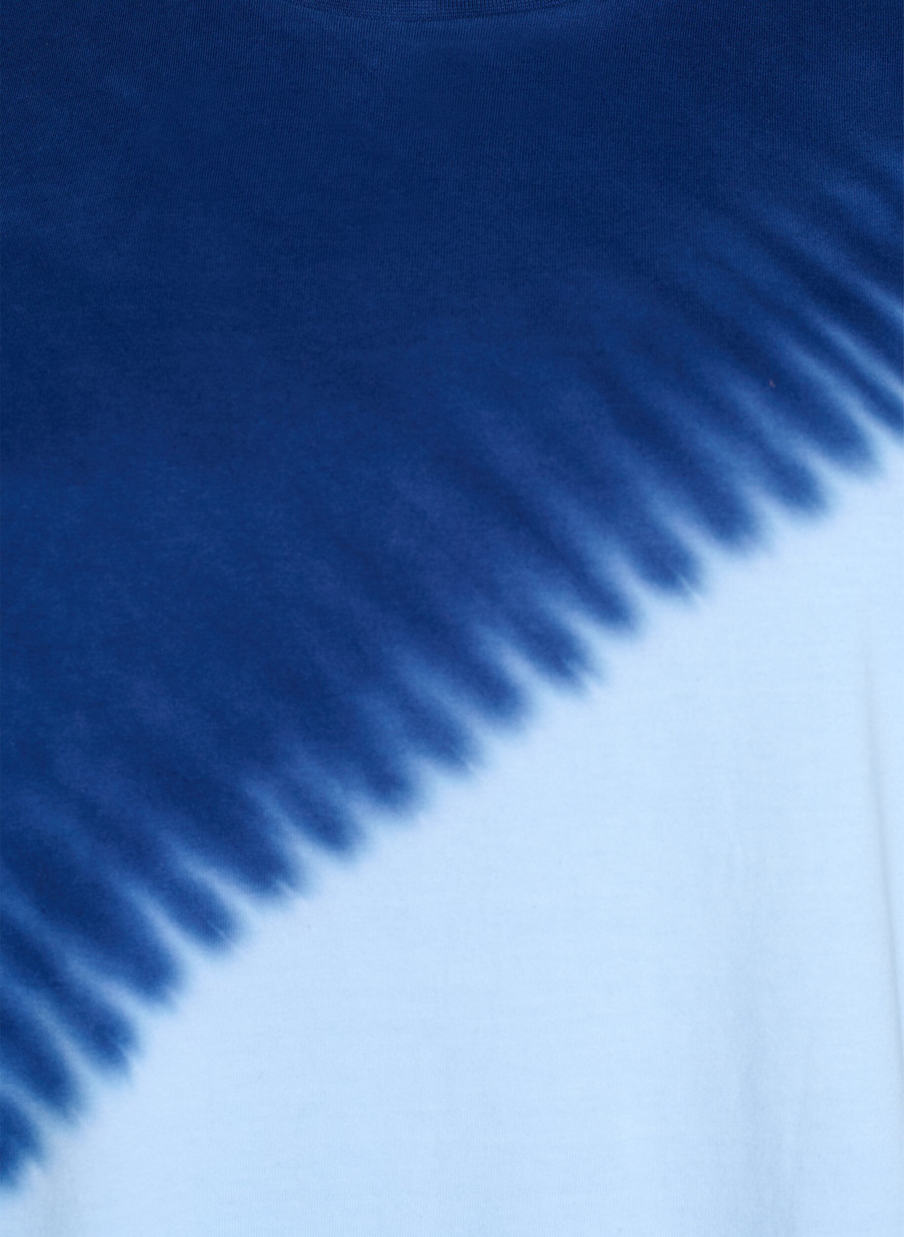 Zizzifashion Dip-dye T-shirt in organic cotton, Blue, Packshot image number 2