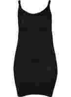 Shapewear dress with thin straps, Black, Packshot