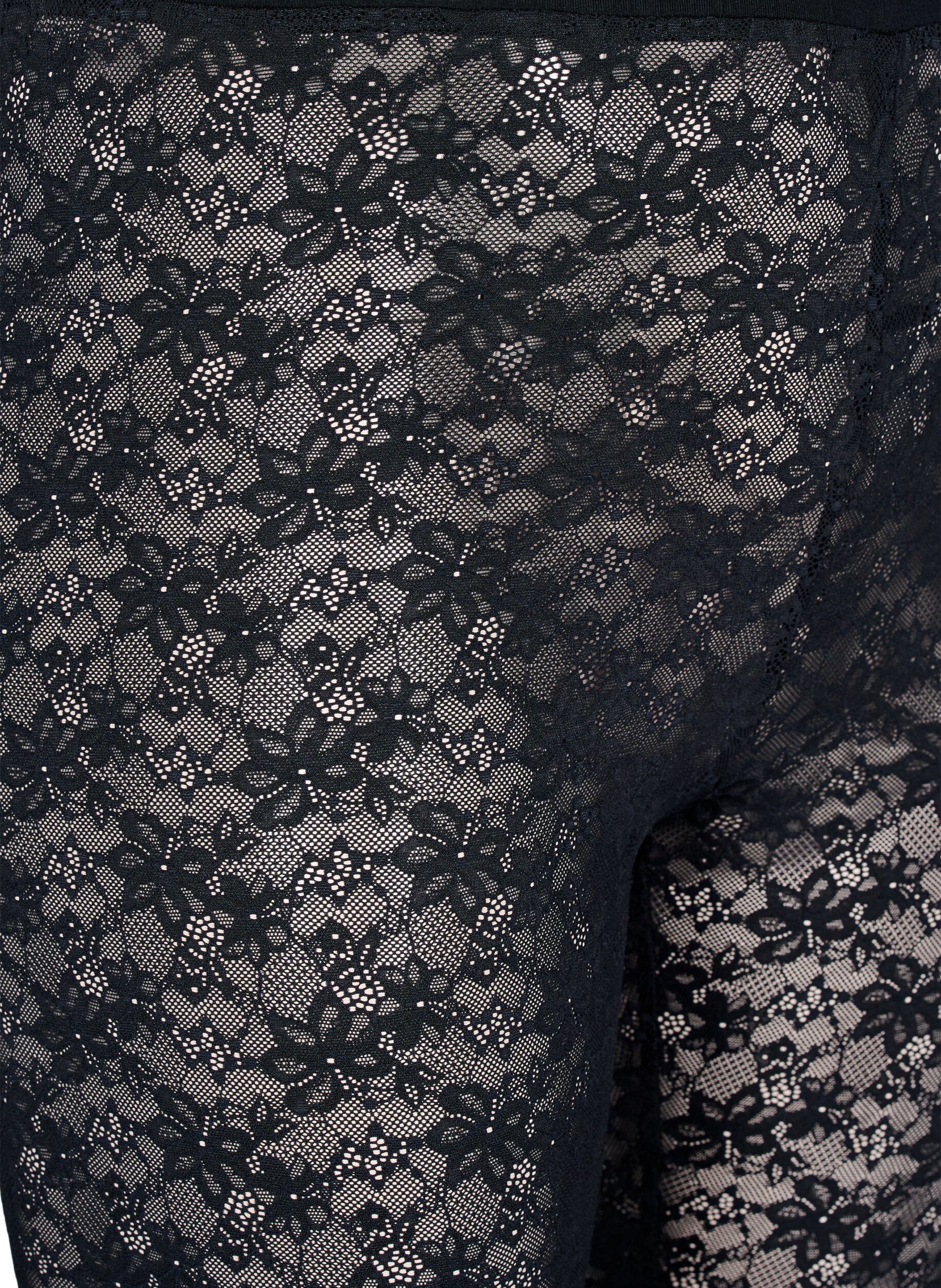 Zizzifashion Lace leggings, Black, Packshot image number 2