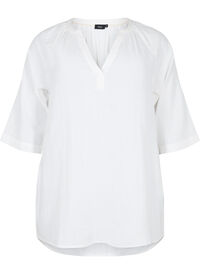 3/4 sleeve tunic in cotton