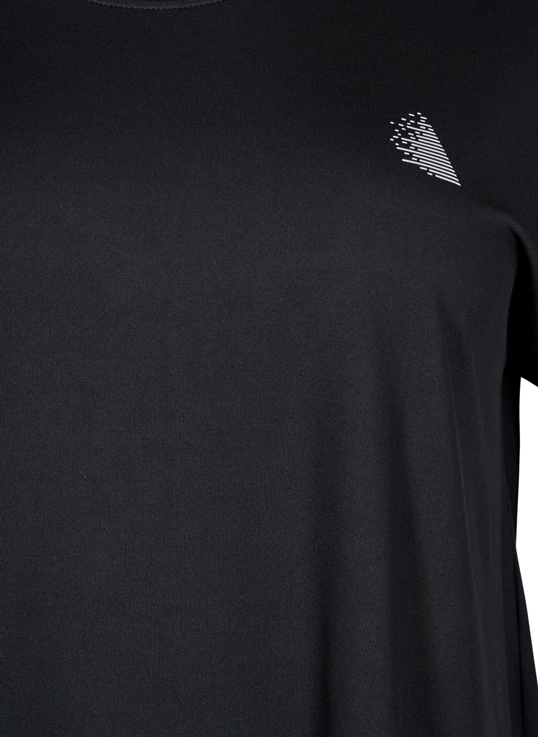 Zizzifashion Long workout T-shirt, Black, Packshot image number 2