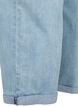 7/8 jeans with turn-ups and a high waist, Light Blue, Packshot image number 3