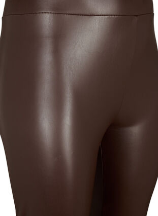 Coated leggings with a brushed inside, Coffee Bean, Packshot image number 2