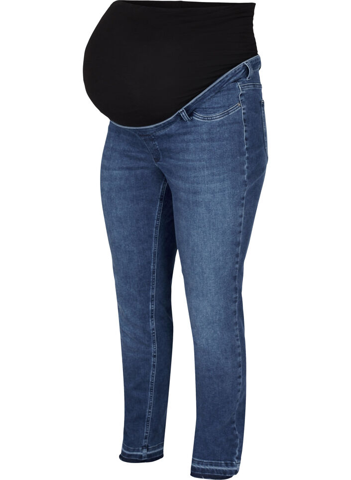 Maternity Emily jeans, Blue denim, Packshot image number 0