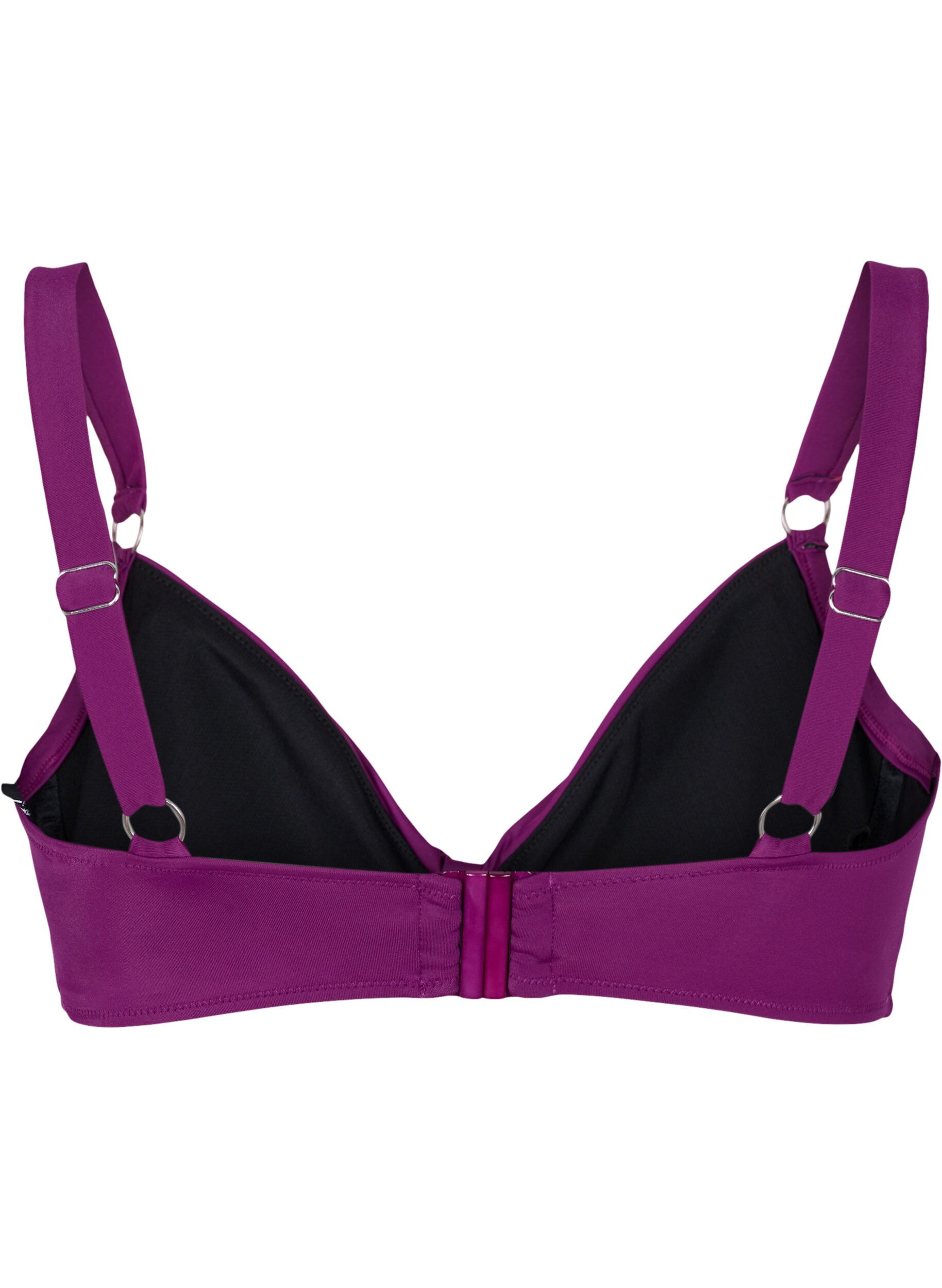 Zizzifashion Bikini top with underwire, Dark Purple, Packshot image number 1