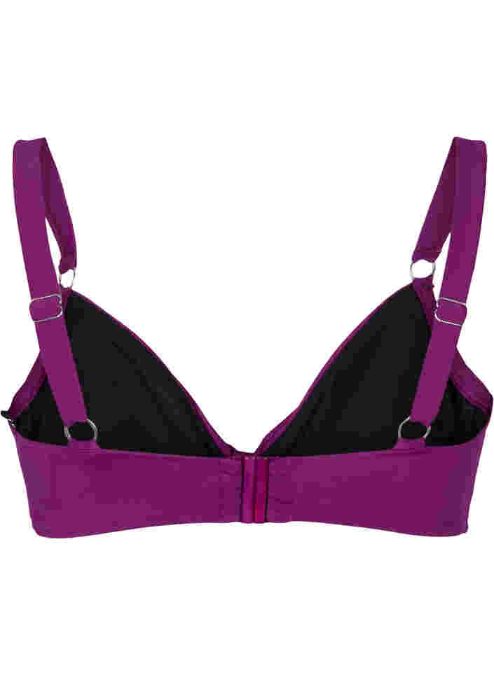 Bikini top with underwire, Dark Purple, Packshot image number 1
