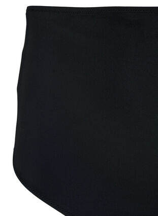 Bikini bottoms with high waist, Black, Packshot image number 2