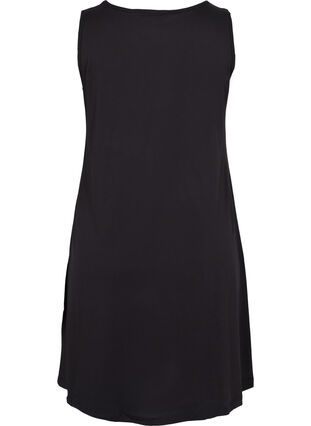 Dress in A-line shape, Black LOVE, Packshot image number 1