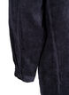 Long corduroy shirt dress with buttons, Black, Packshot image number 4