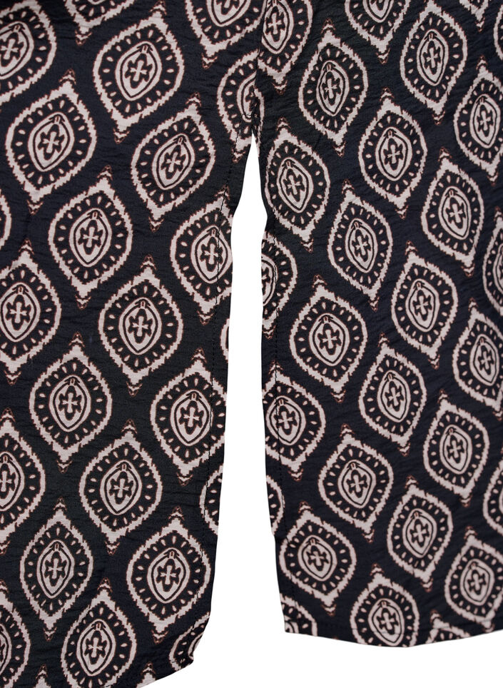 V-neck dress in viscose, Blue, Packshot image number 3