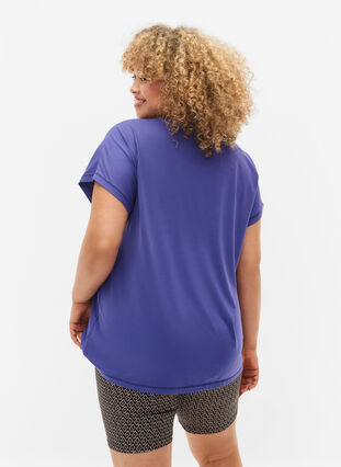 Short-sleeved workout t-shirt, Liberty, Model image number 1