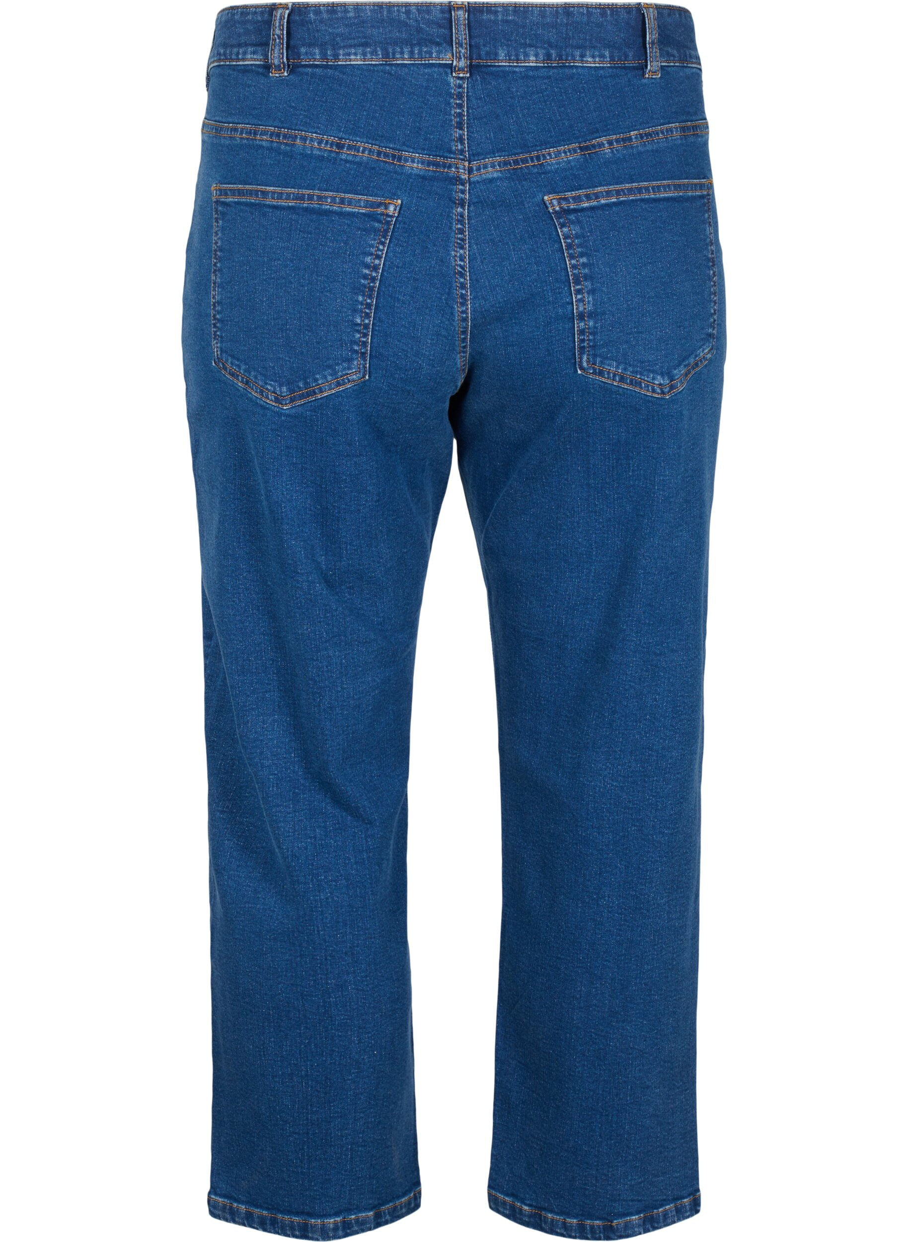 ZizzifashionCropped Vera jeans with a straight fit, Blue, Packshot image number 1