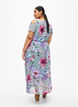 Floral maxi dress with shoulder detail, Chinois Green AOP, Model image number 1